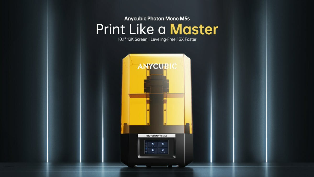 Anycubic выпускает Photon Mono M5S: первый потребительский принтер с автоматическим выравниванием 12k