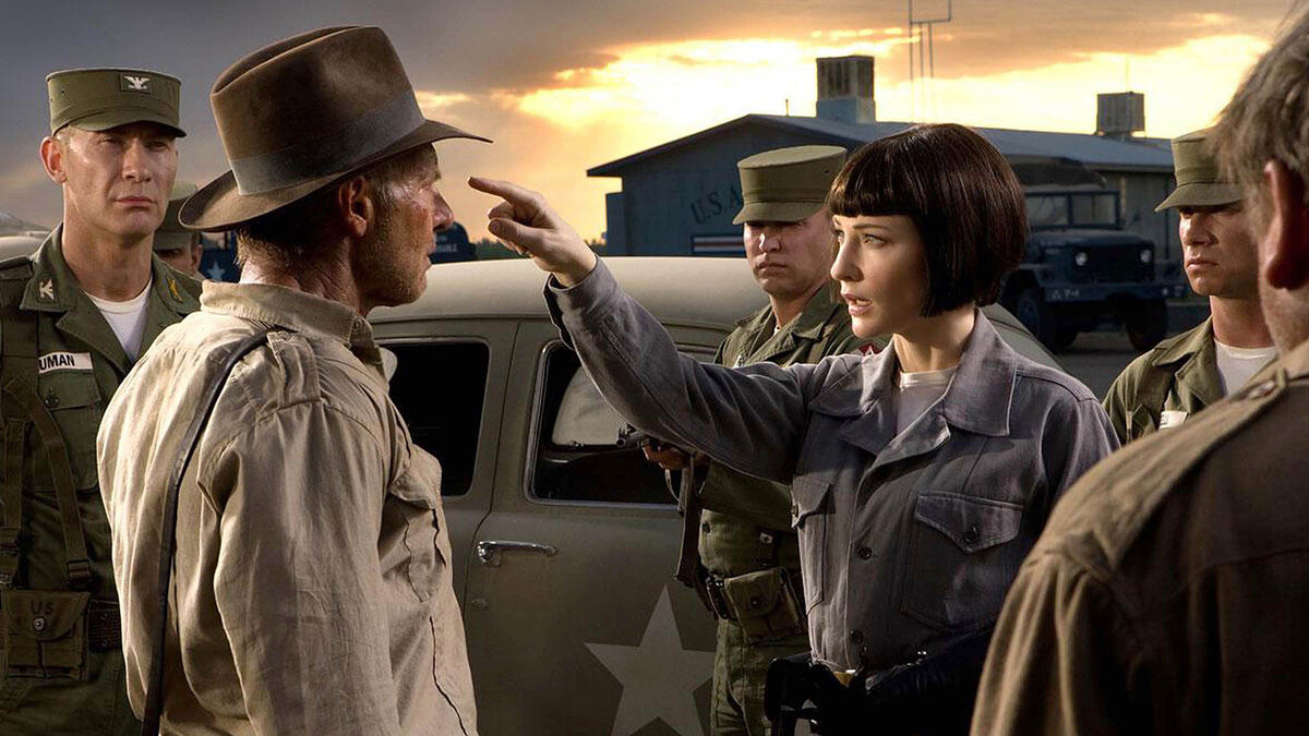 Кадр из фильма "Индиана Джонс и Королевство xрустального черепа" (2008)