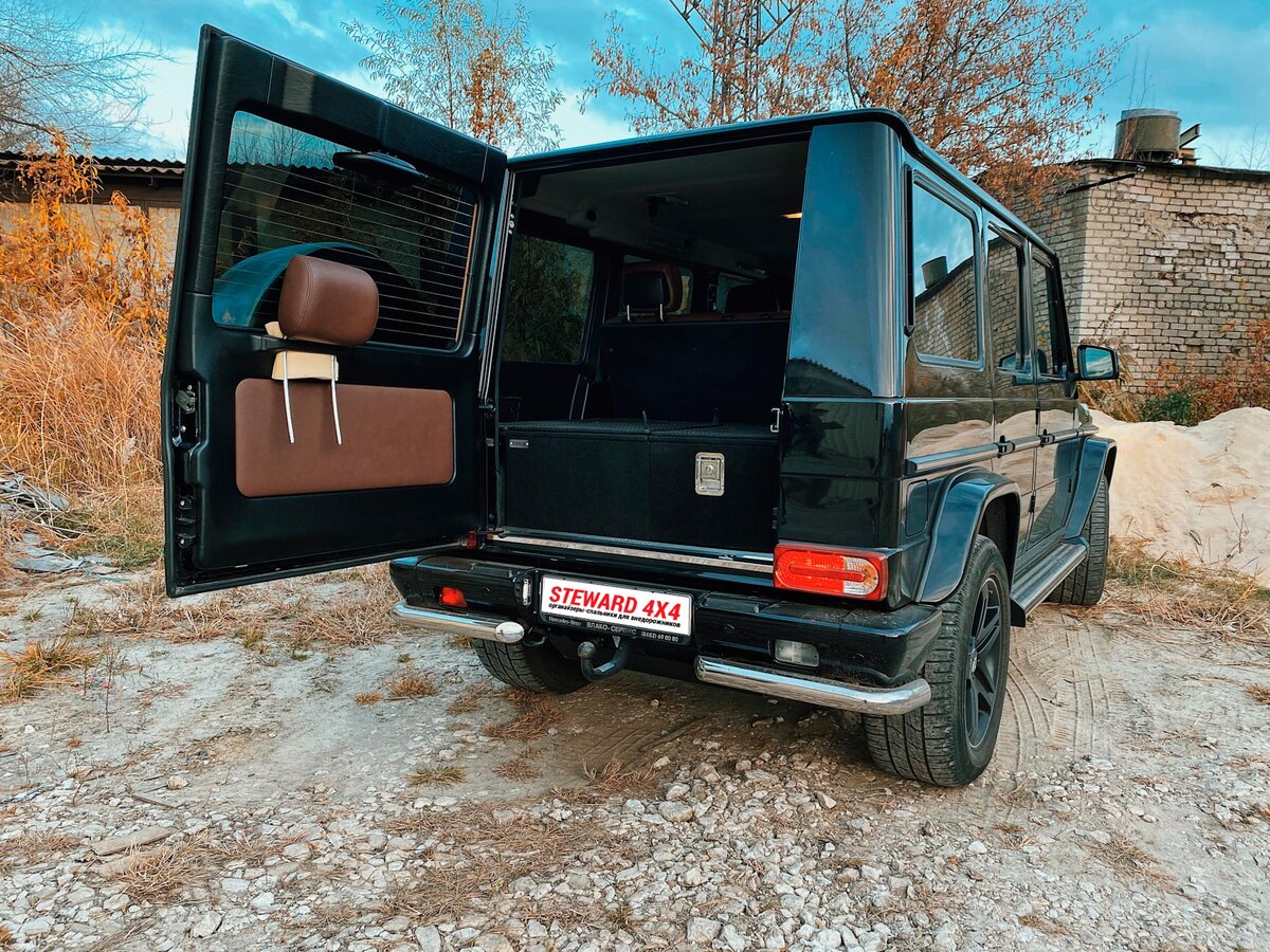 Отличительной особенностью G-класса являются его угловатые формы, которые не смотря на некоторую "топорность" и "грубость" обладают своим особым шармом.