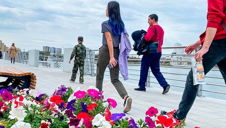 Набережная в центре - украшение Челябинска. Фото: Царьград.