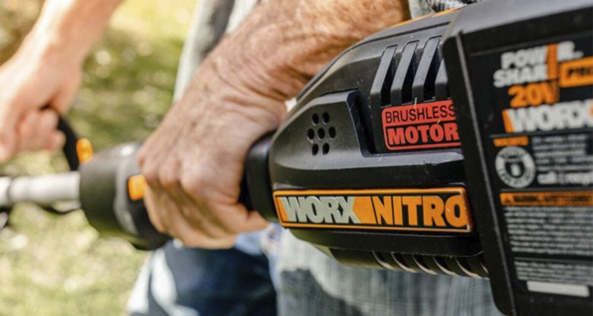 Техника WORX Nitro отличается высокими мощностными и скоростными показателями