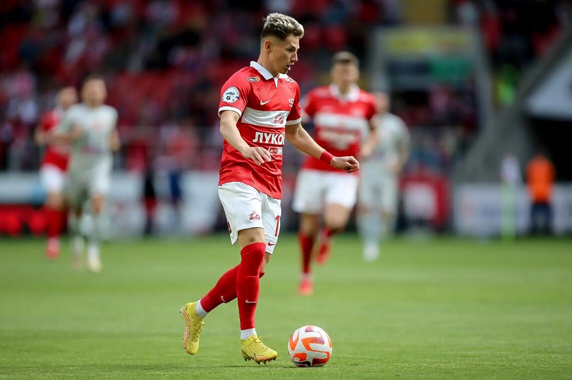 Антон Зиньковский. Фото официального сайта ФК Спартак Москва.