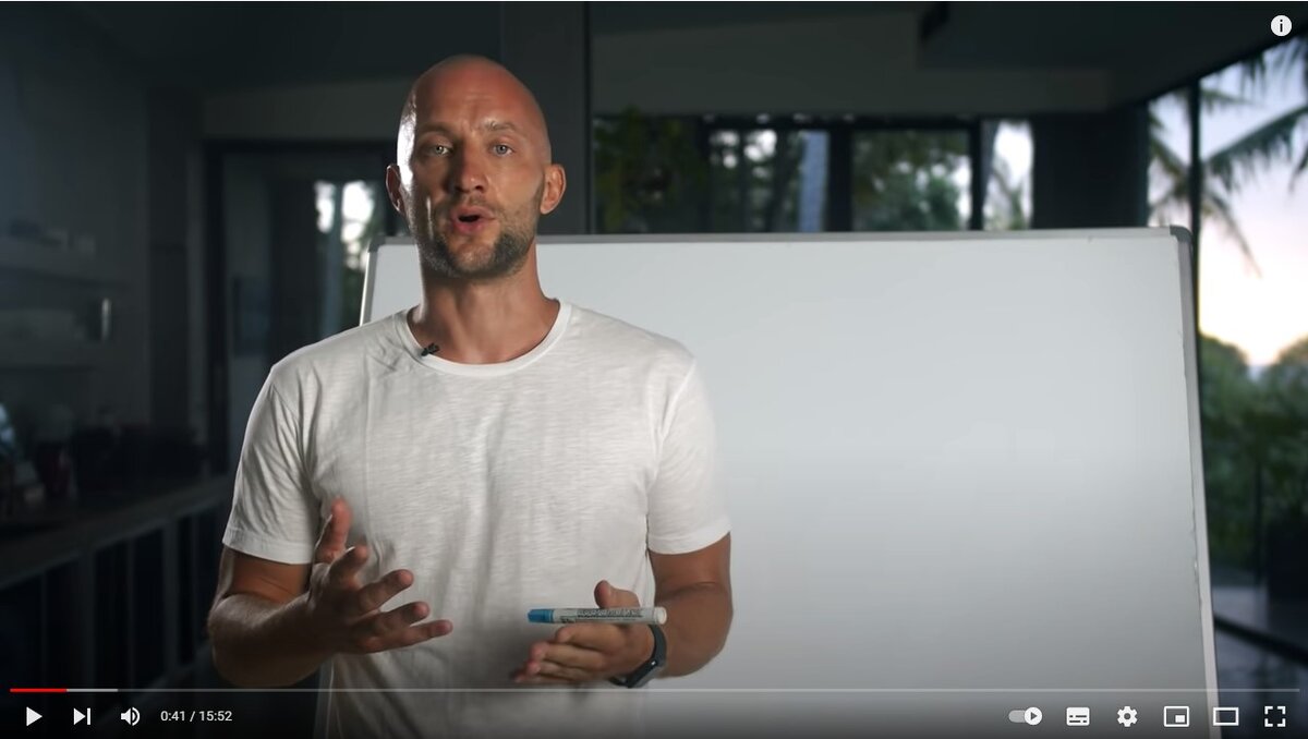 Скрин экрана, видео с Антоном Антоновым