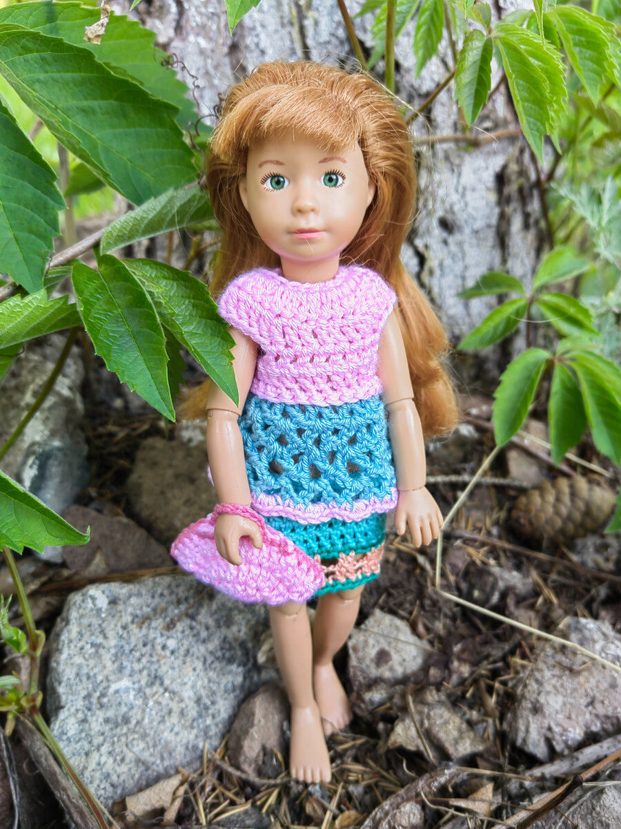 Туника с сумочкой. Описание юбочки и топа к ней появится в ближайшее время