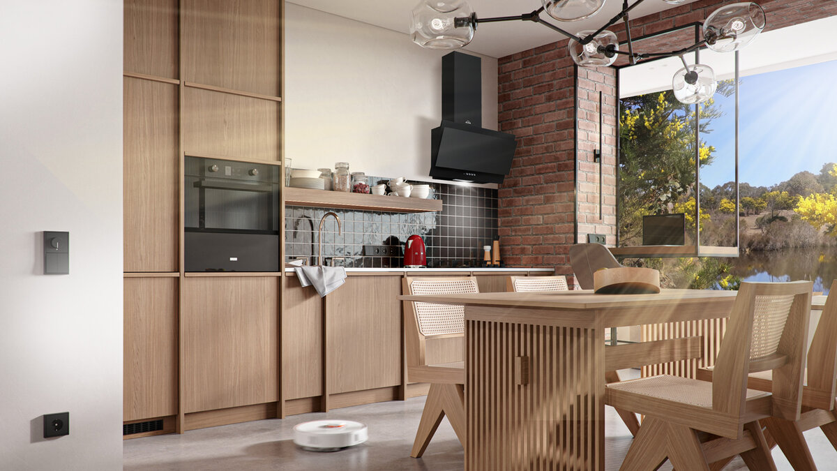 На фото: вытяжка Elikor "Титан"