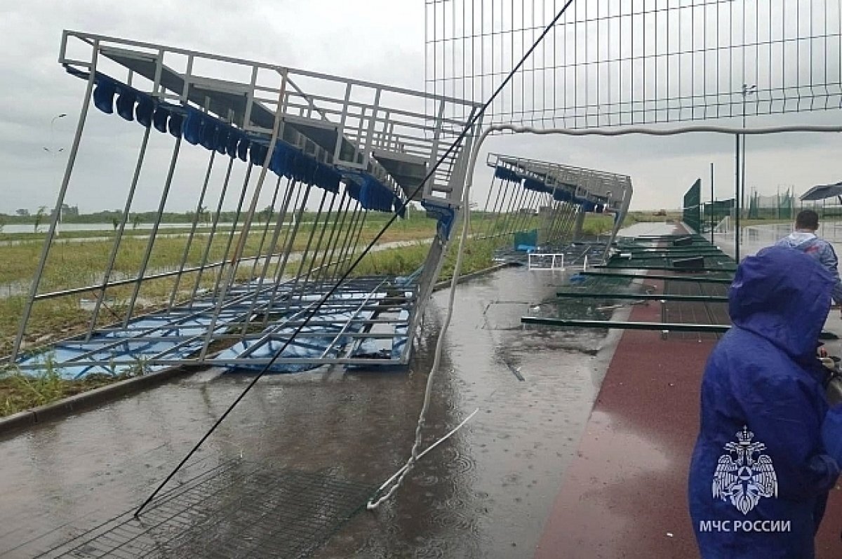    На Дону завели уголовное дело из-за обрушения трибуны на гребном канале