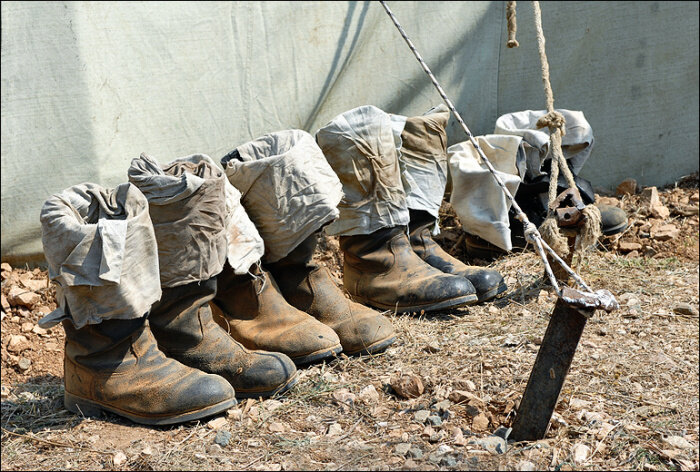 Портянка исключительно полезна. |Фото: oper.ru.