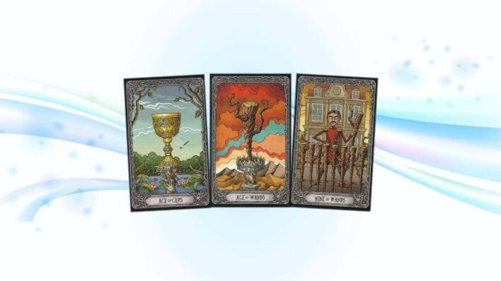 Таро Темный особняк. Фото автора.