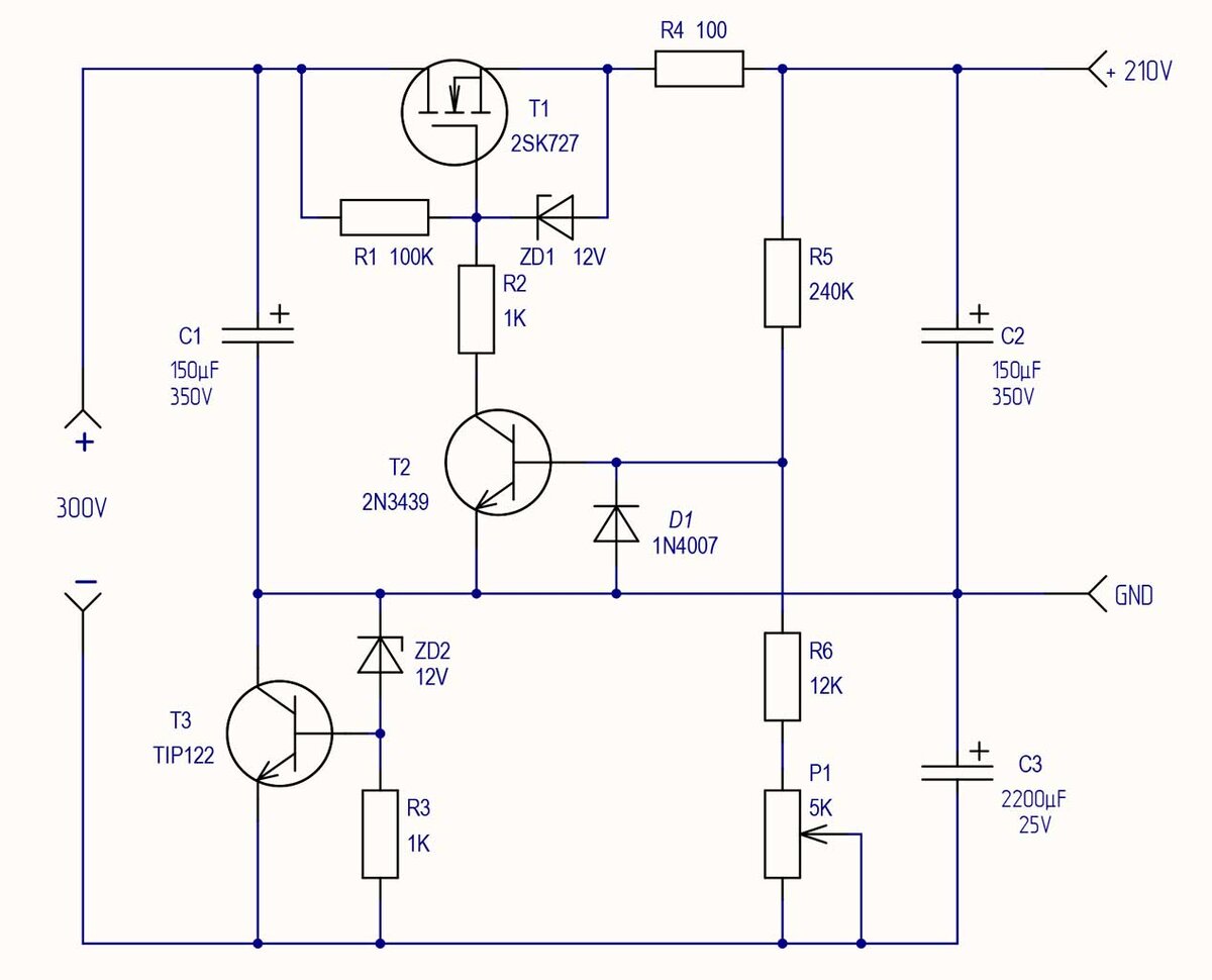 Стабилизированный источник для питания радиоламп | Radio-любитель | Дзен