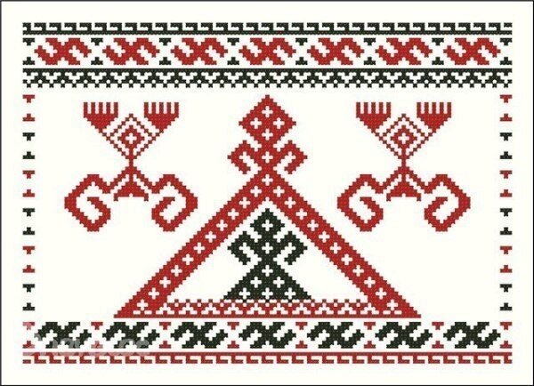 Орнамент, посвященный богине Макошь ©pinterest