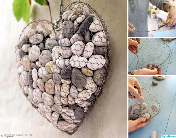 Что можно сделать из камней для декора дома
