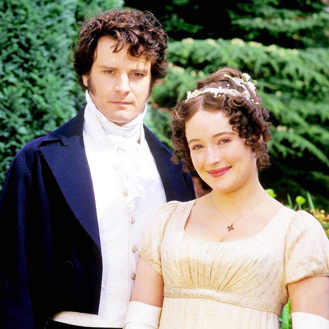Кадр из фильма "Гордость и предубеждение" с Колином Фёртом и Дженнифер Эль в главных ролях