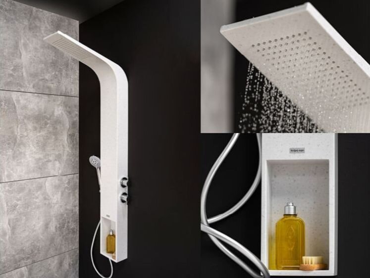 Душевая стойка из искусственного камня Kolpasan SOLANO