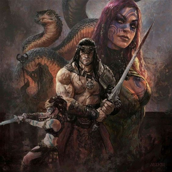 Конан (арт Aleksi Briclot, www.pinterest.com).