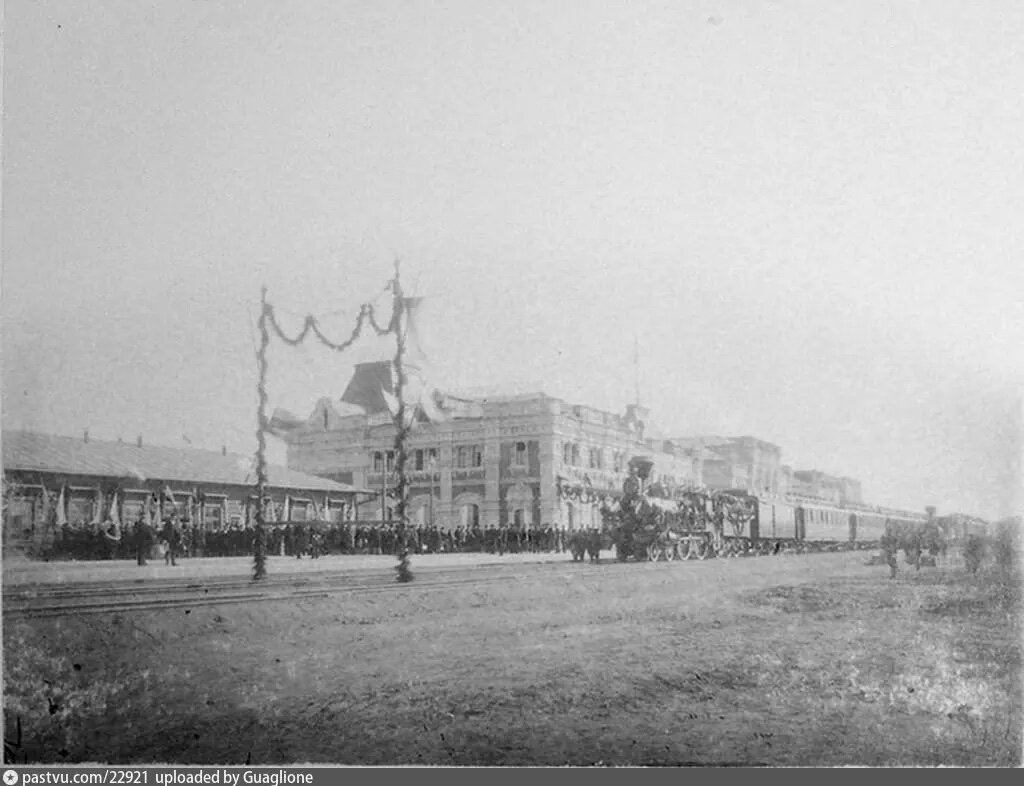 Торжественное открытие Рижского вокзала, 1901. С сайта www.pastvu.com.
