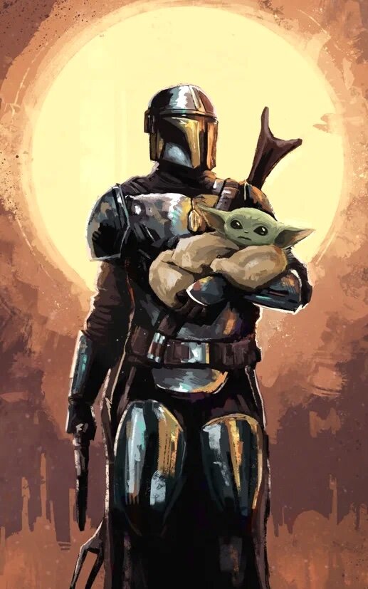 Мандалорец и Грогу