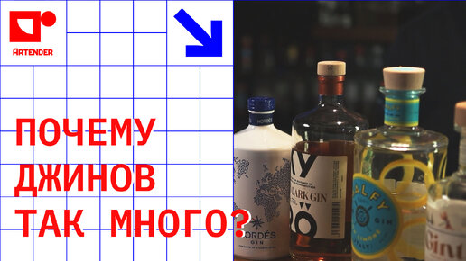 ДЖИНОВАЯ ЛИХОРАДКА. ПОЧЕМУ ДЖИНОВ ТАК МНОГО? #artenderproject #проектартендер #cocktails #bartender