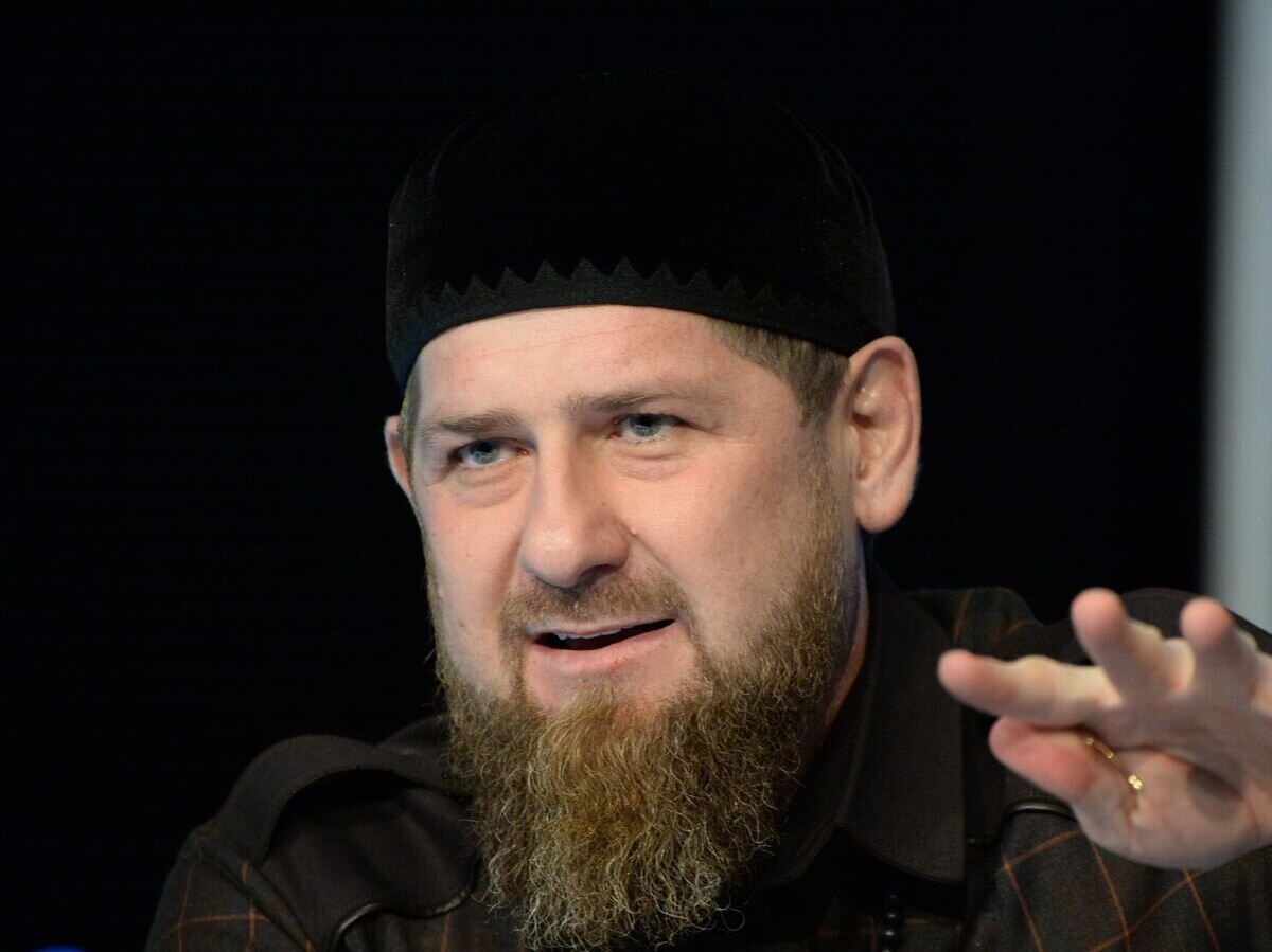    Глава Чеченской Республики Рамзан Кадыров на пресс-конференции в студии телеканала "Грозный"© РИА Новости / Саид Царнаев