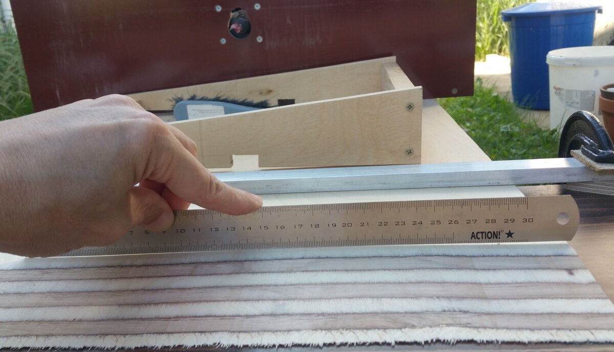 Фаска №1, выраженный "горб" на листе