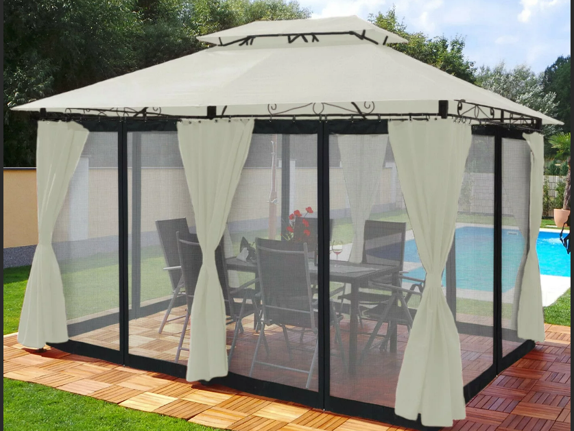 Москитная сетка на беседку