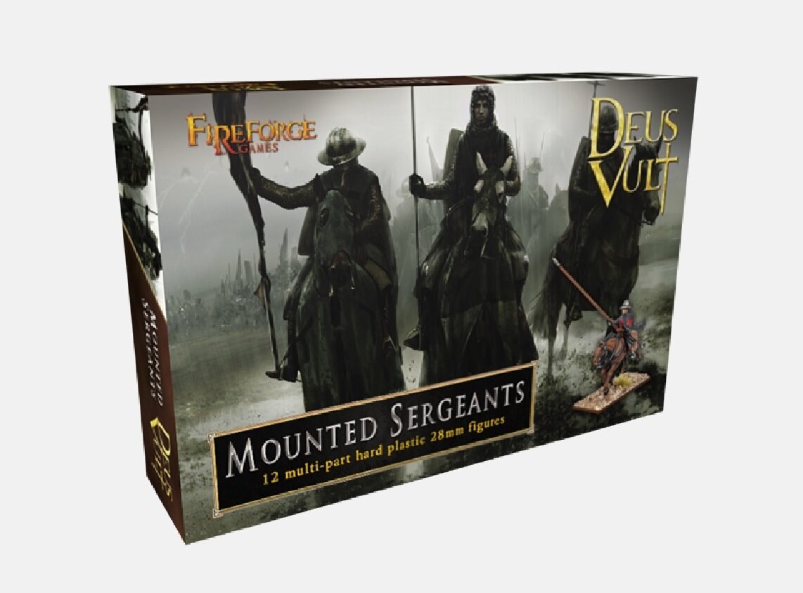 Сборные солдатики Fireforge Games – Конные сержанты ордена Тамплиеров 