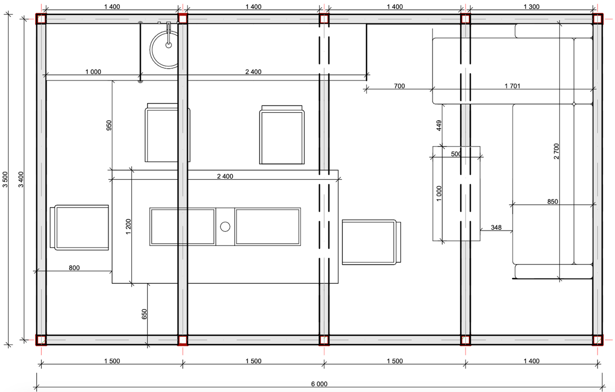 План расстановки мебели