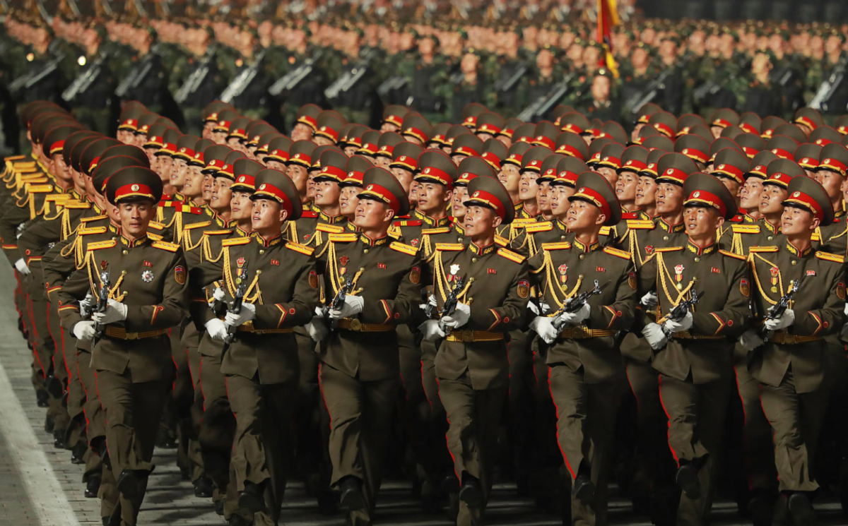 Военный парад 2022 году в КНДР
