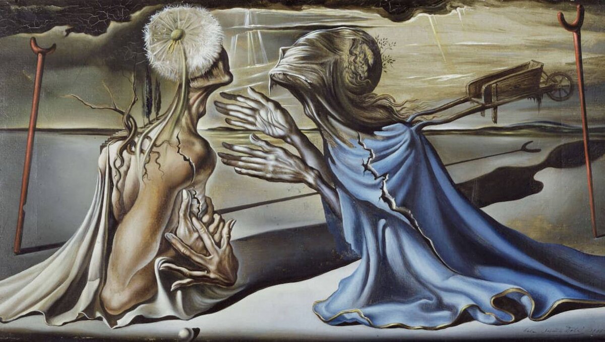 Сальвадор Дали. Безумный Тристан. 1944