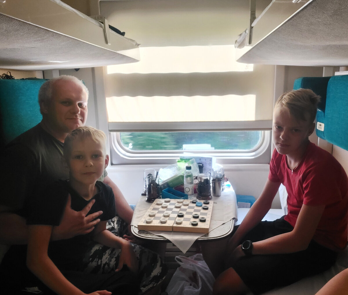 В поезде по дороге в Казань. Фото из личного архива.