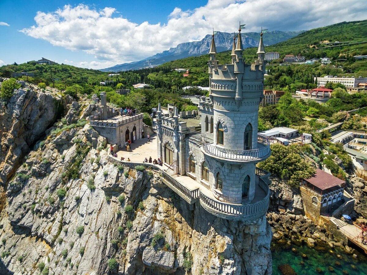 Ласточкино гнездо в крыму карта