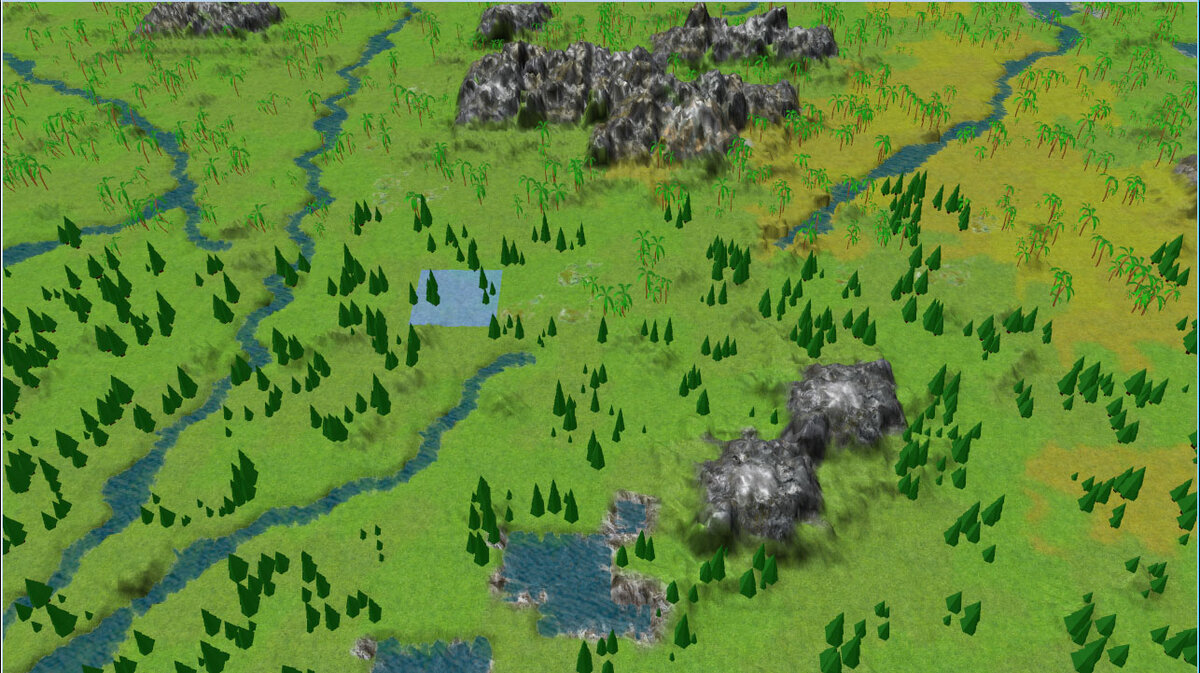 Появилась растительность