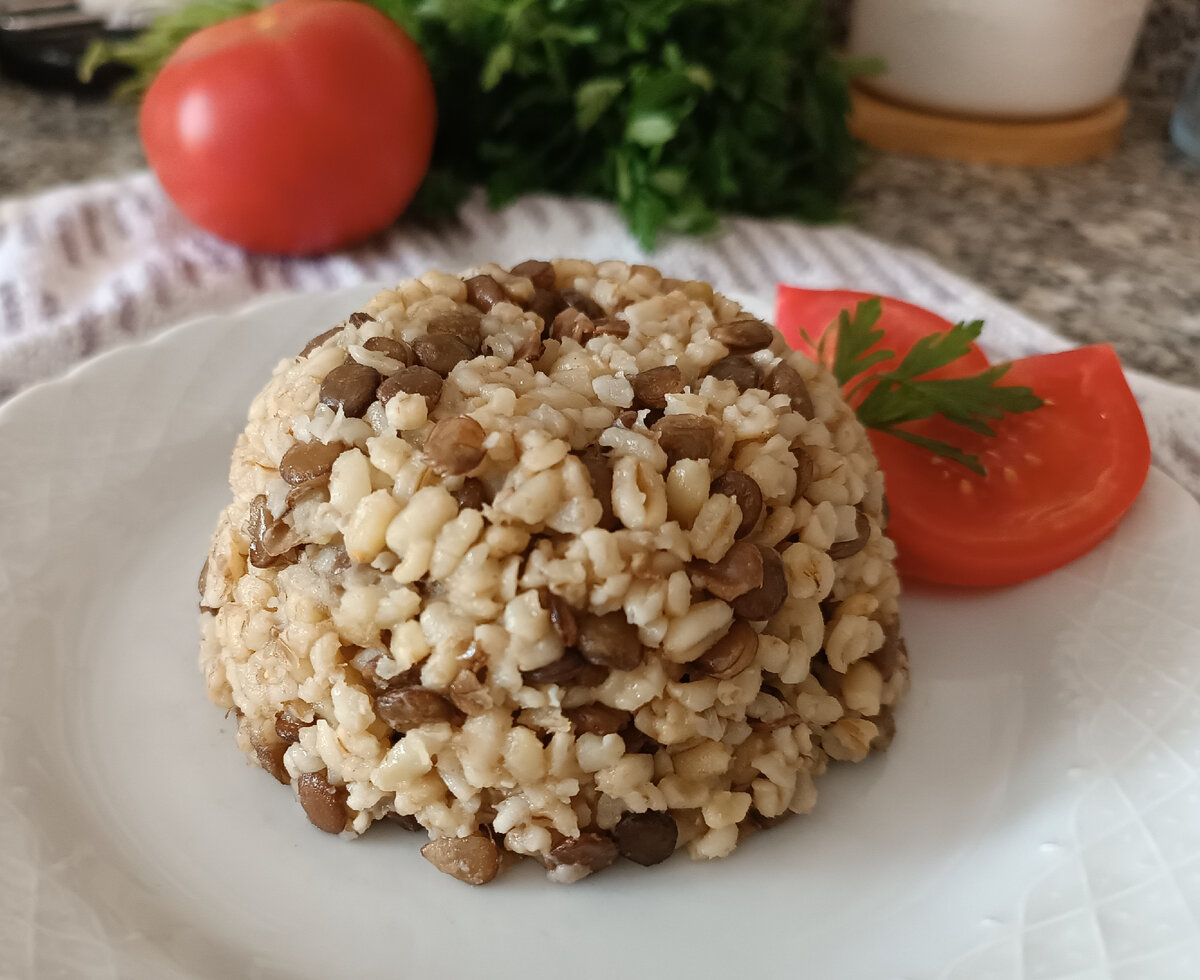 Булгур с зелёной чечевицей по-турецки. | Просто Вкусно в Турции | Дзен