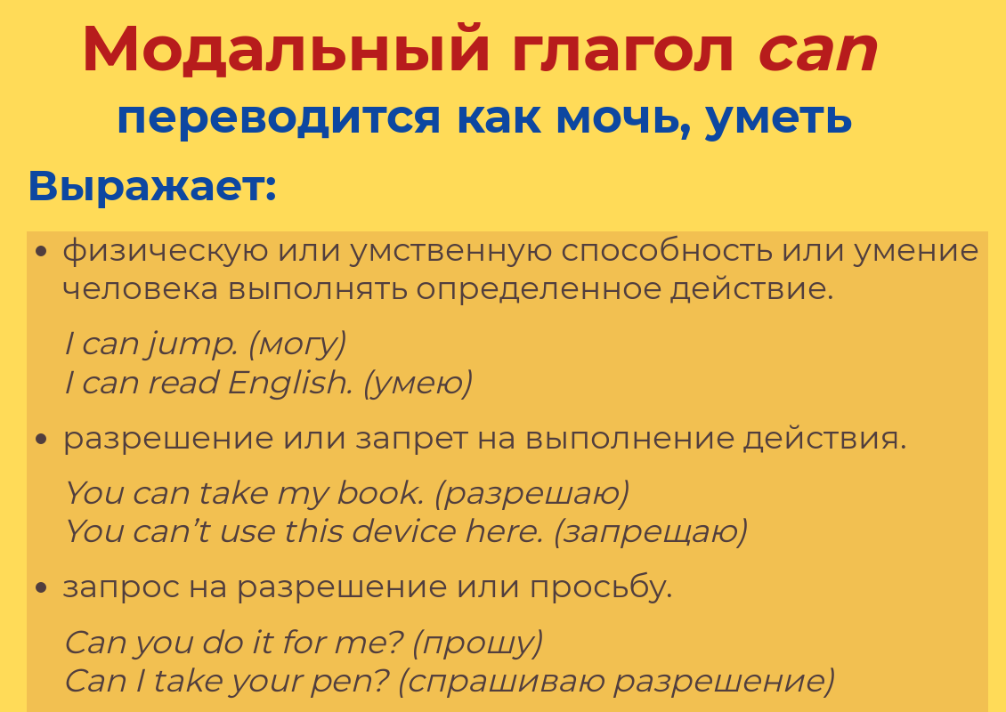 Урок 24. Чем отличаются модальные глаголы? | Лингвомир | Дзен