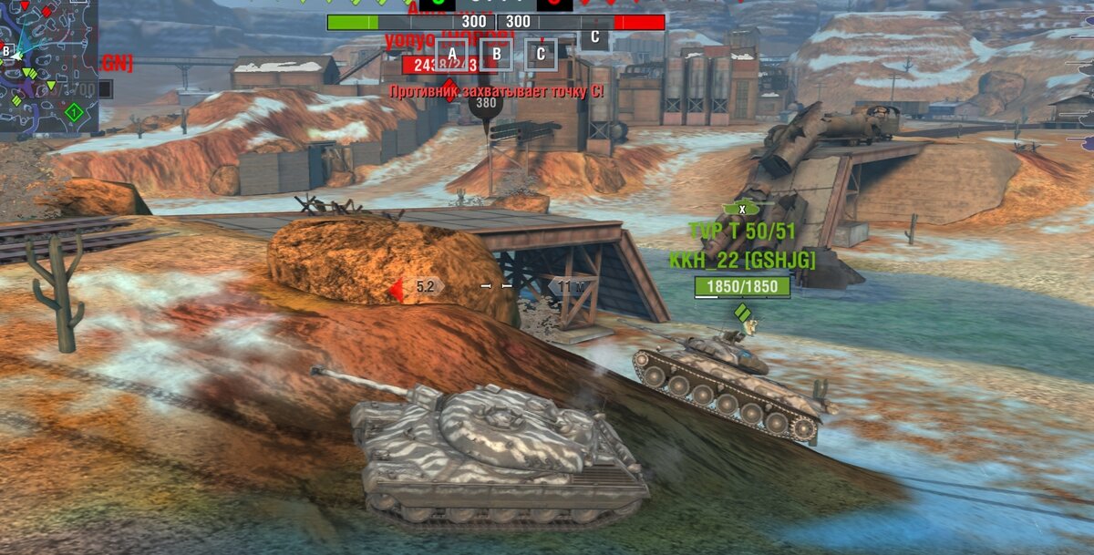 Поймали непробитие башней. 