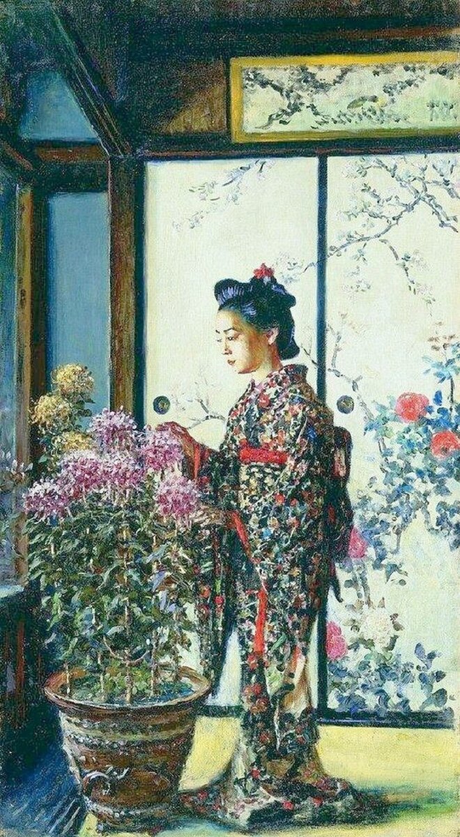 Японка, 1903. Василий Верещагин.