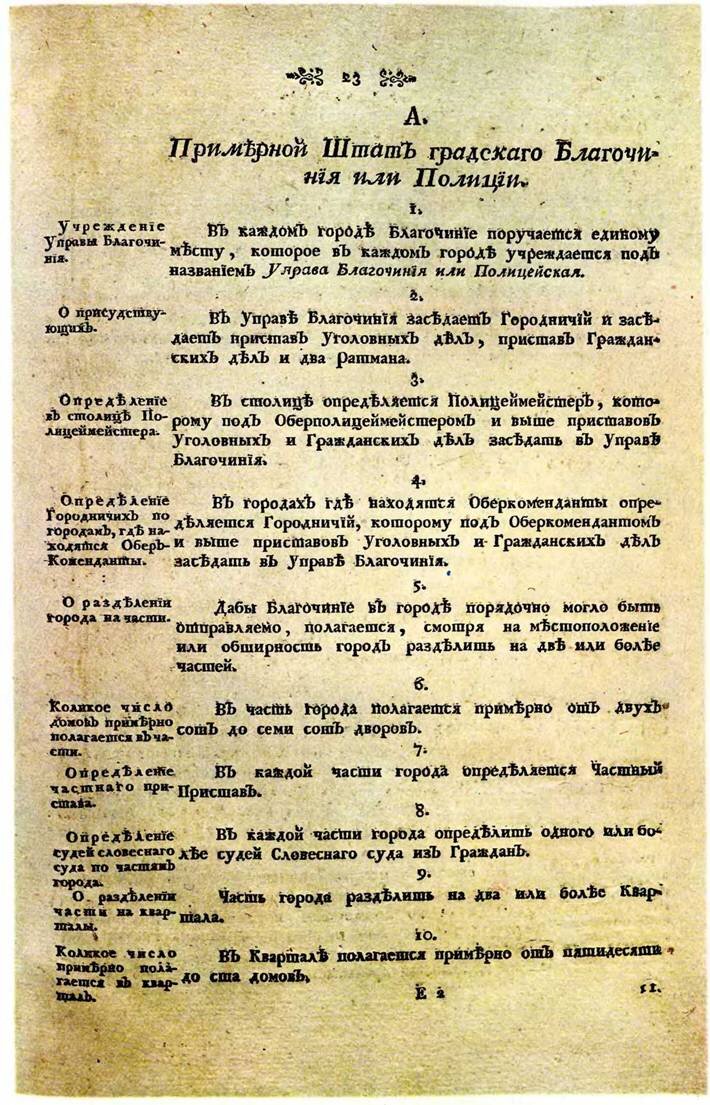 Закон о полиции екатерины 2. Устав благочиния Екатерины 2. Устав благочиния или полицейский 1782. Полицейская реформа устав благочиния 1782 г. Устав благочиния или полицейский.