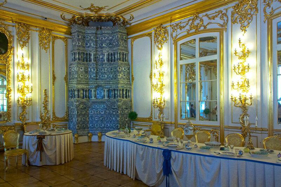 Многоярусная печь в Екатерининском дворце