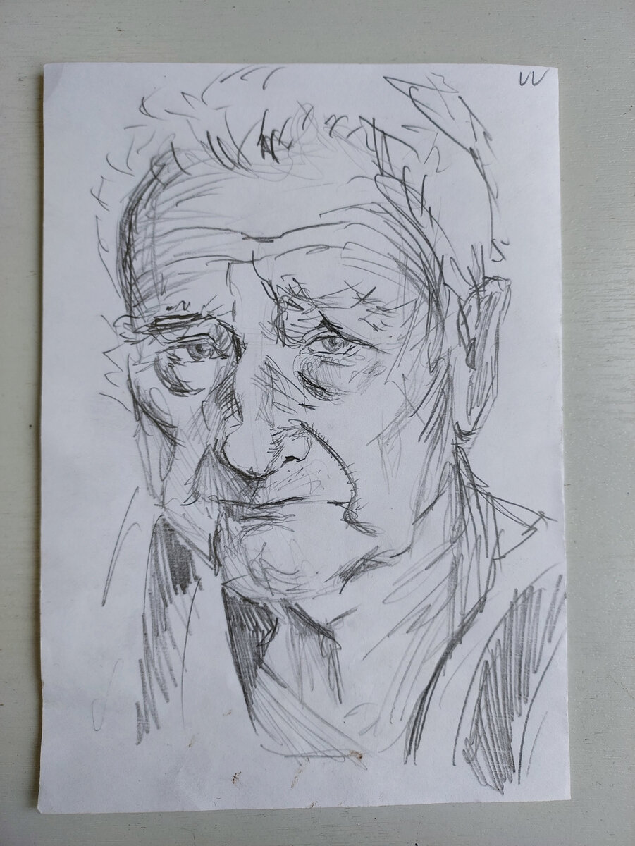 Набросок студента колледжа (фото автора канала)