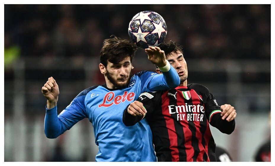    «Наполи» Хвичи проведет вторую встречу 1/4 финала ЛЧ с «Миланом». Фото: Global Look Press