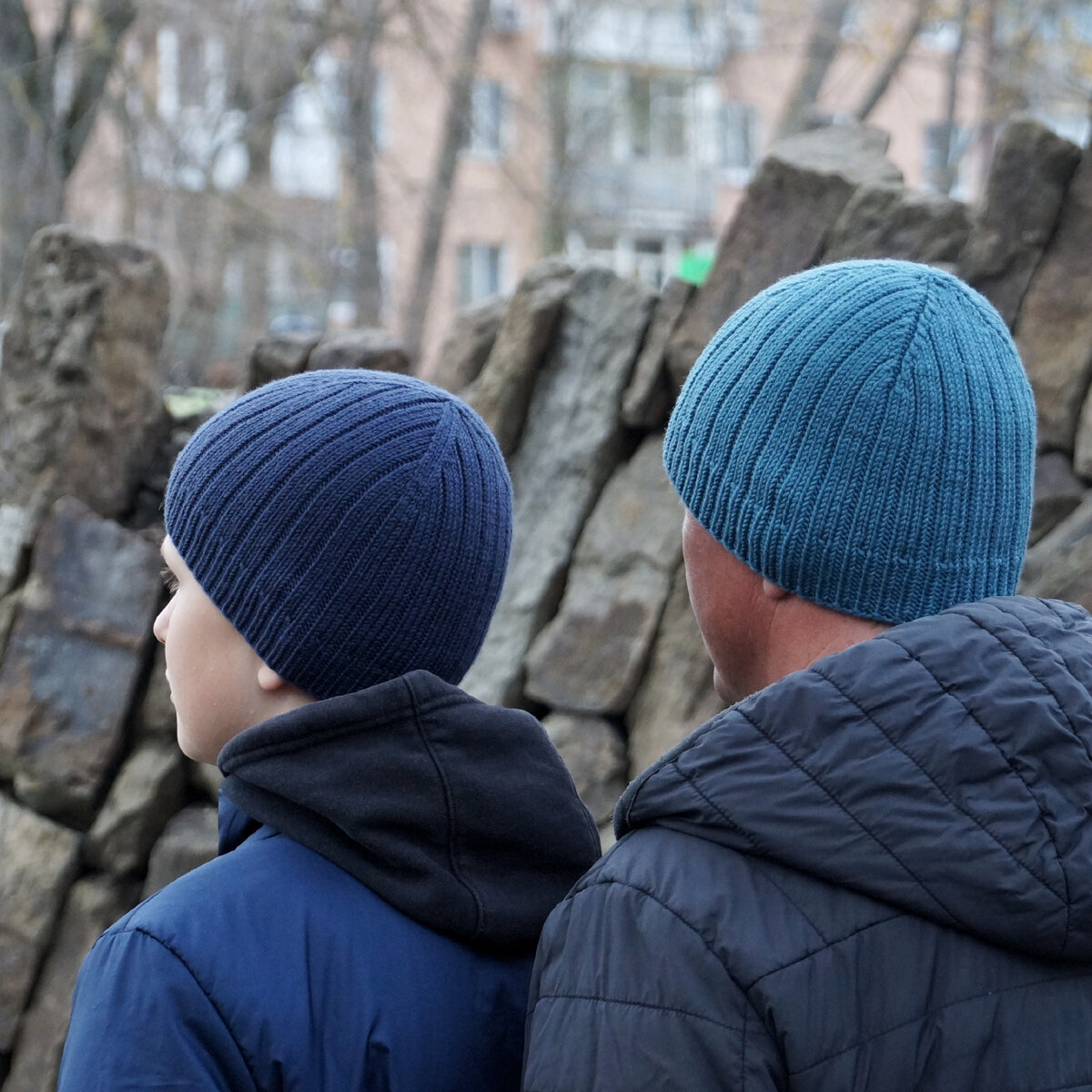 вязание спицами модные мужские шапки | Дзен