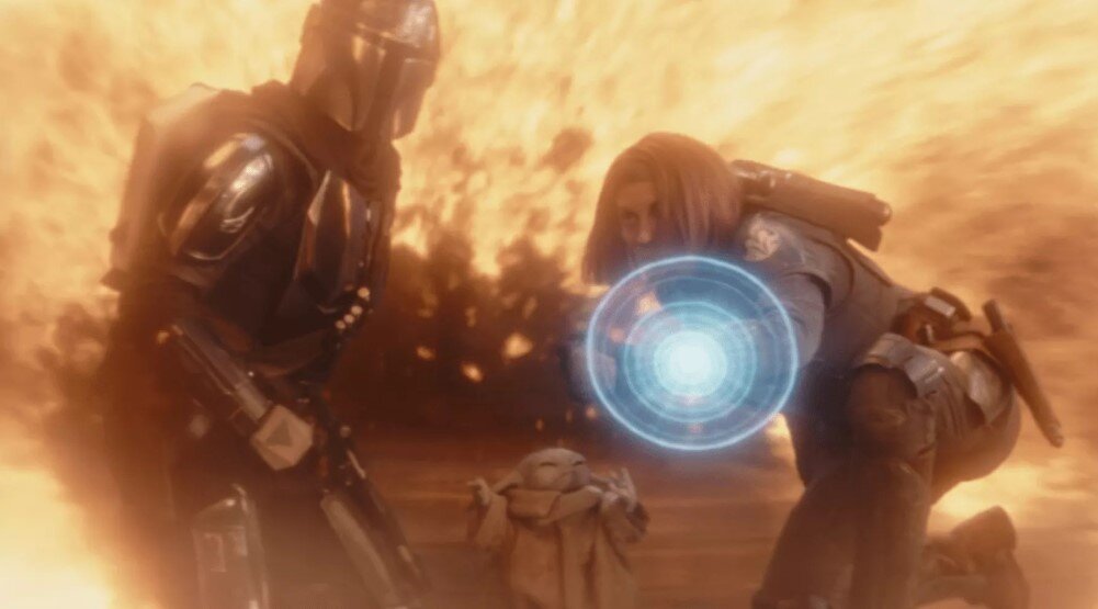     Кадр из 3 сезона сериала «Мандалорец» (2023)