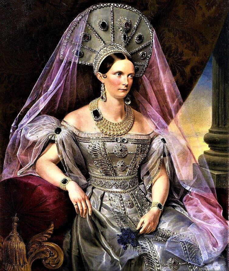 Художник Кристина Робертсон 1840г. Портрет императрицы Александры Фёдоровны