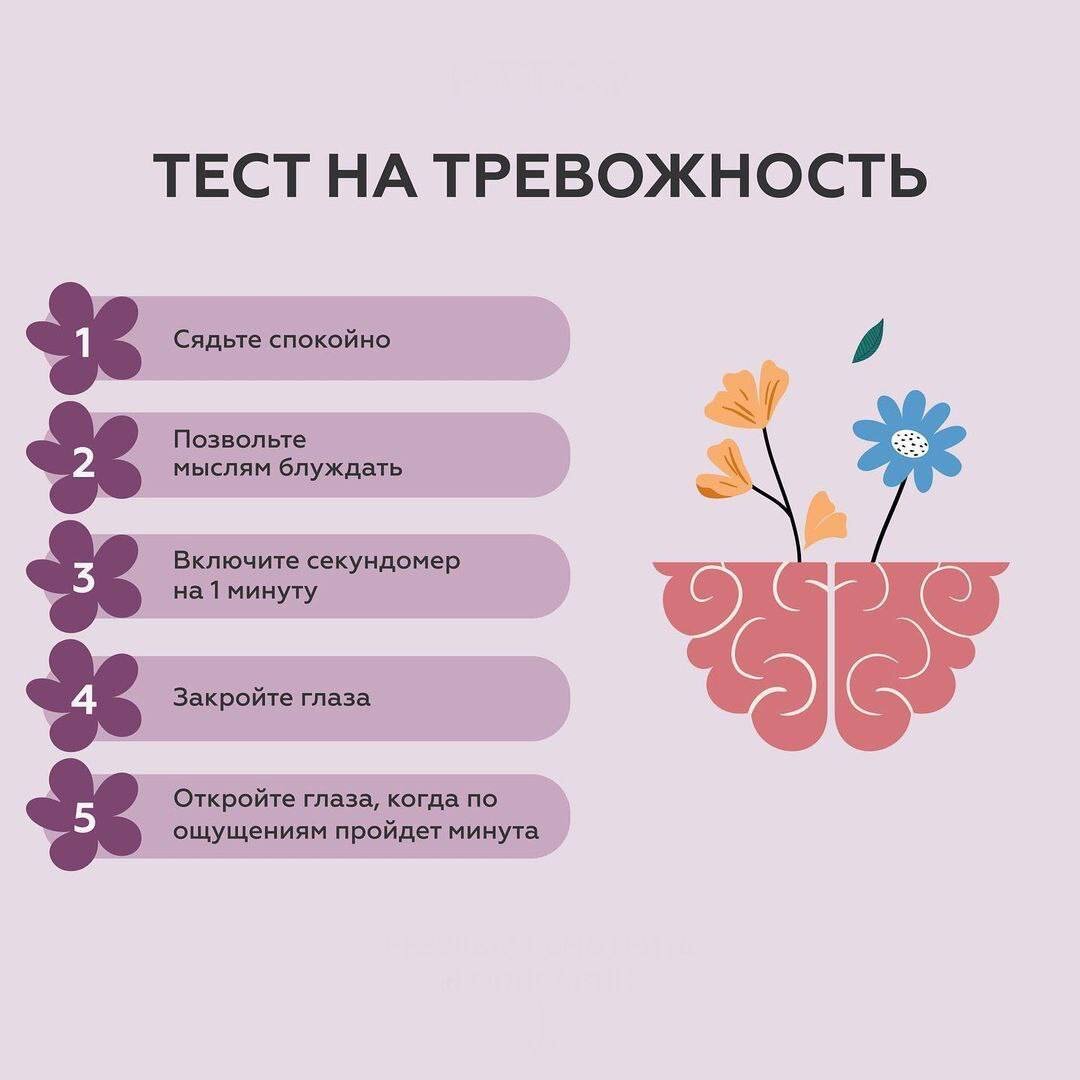 Тест на тревожность
