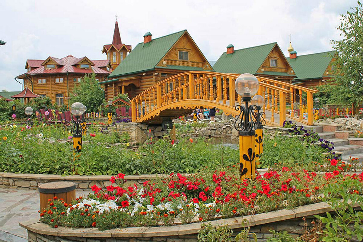 Татарская деревня в казани фото