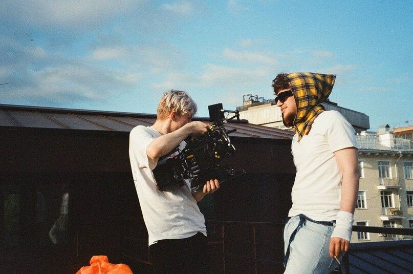 YARDIE на съемках клипа