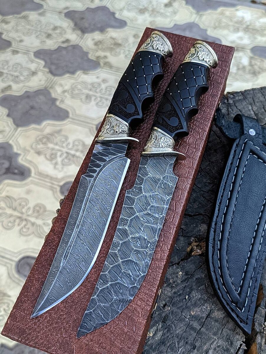 Кизлярский нож "Тур" из дамасской стали https://t.me/kznozhi 