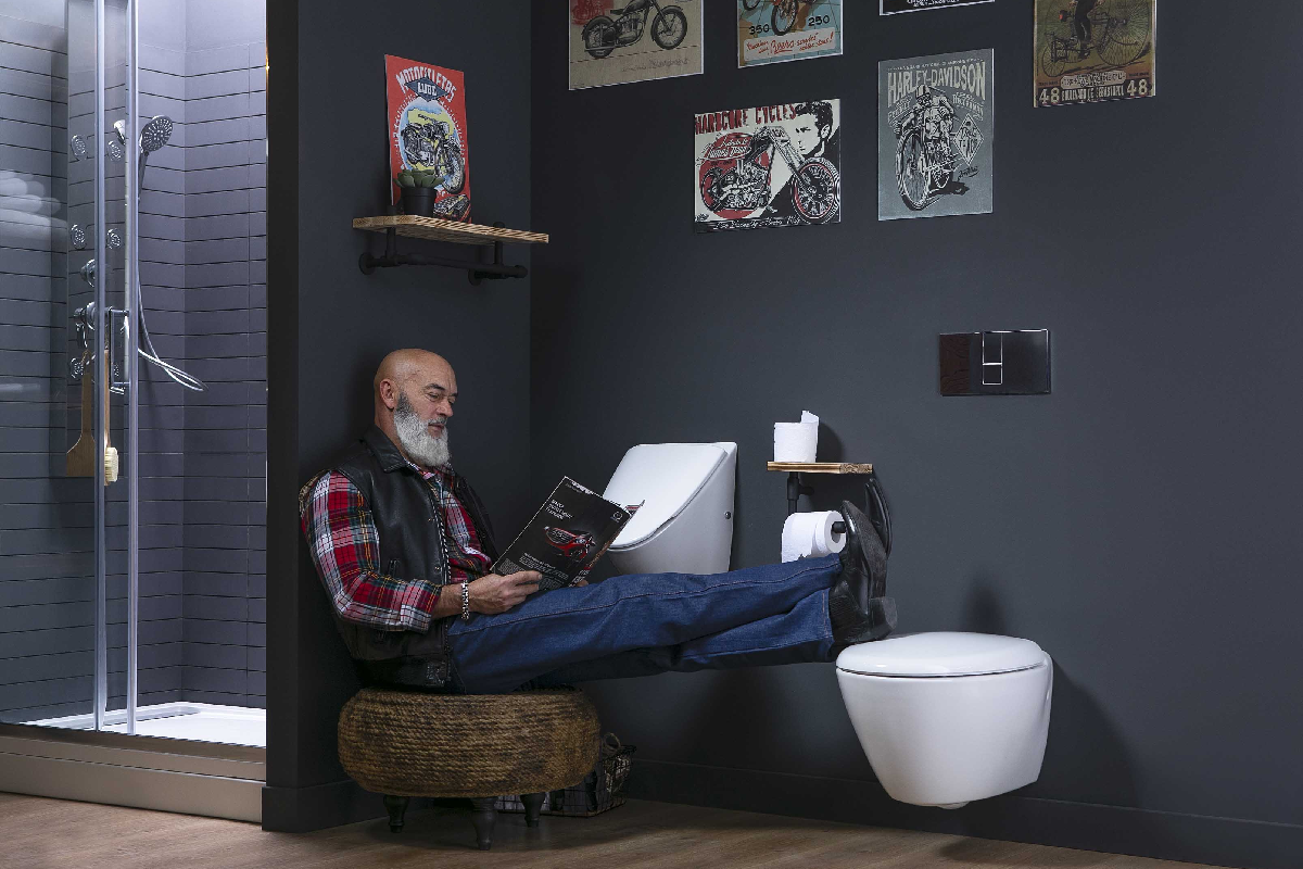 Пример интерьера ванной комнаты от Aquanet