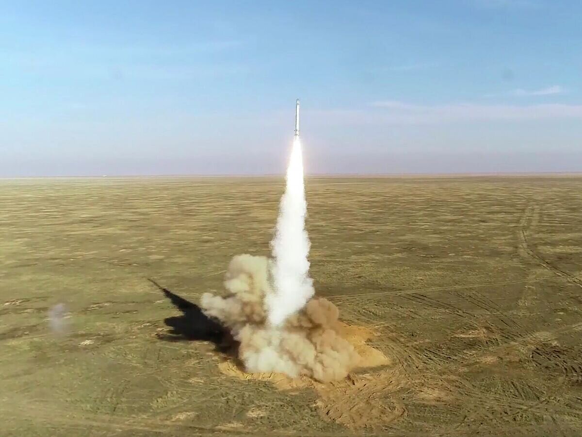    Пуск крылатых ракет расчетами ОТРК "Искандер" на учениях "Гром-2019"© ТРК "Звезда"/Минобороны РФ