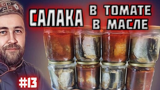 САЛАКА в томате ТОМАТНОМ СОУСЕ / салака в масле / домашние рыбные консервы в автоклаве