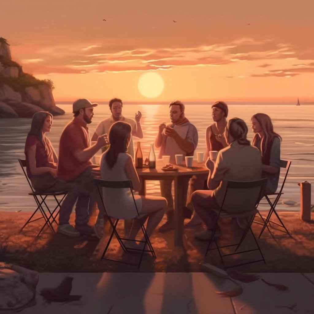 С друзьями даже водку за здоровье пьют!